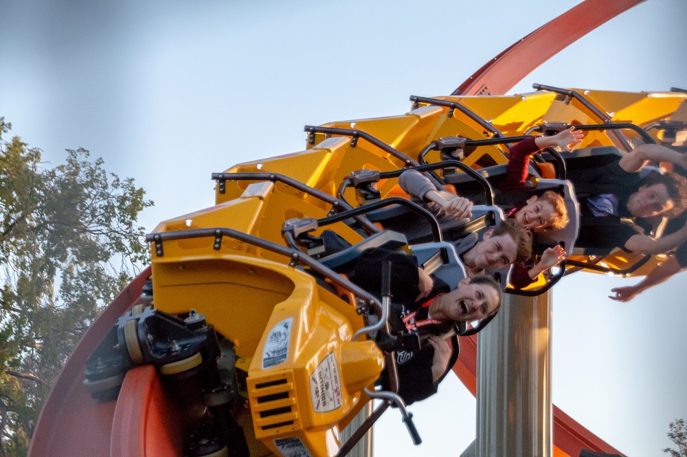Unique singlerail coaster RailBlazer opens at Great America ACE