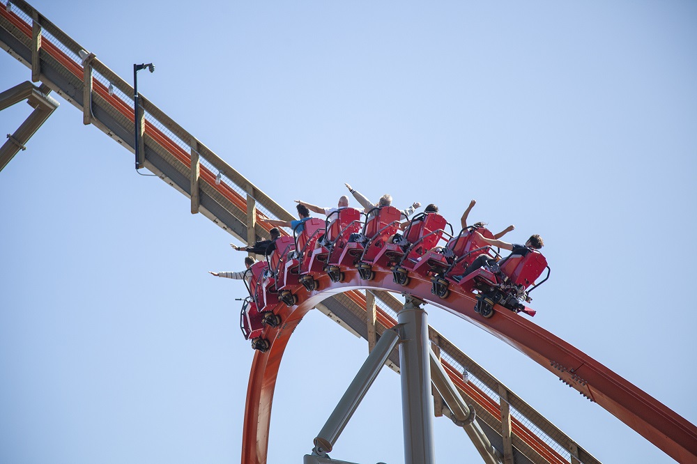 Unique Single-rail Coaster Railblazer Opens At Great America 