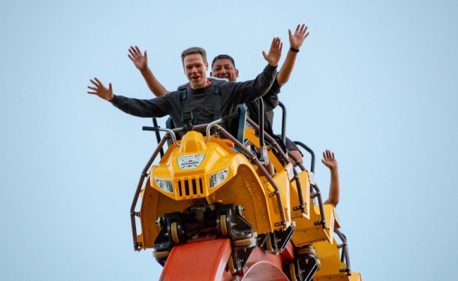 Unique single-rail coaster RailBlazer opens at Great America